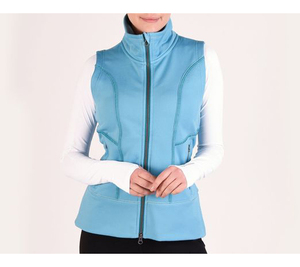 Chaleco Acolchado Negro sin Mangas, Material de Poliéster, Cierre Completo, Diseño de Cuello Alto, Personalizado 2026 - Product Image 6