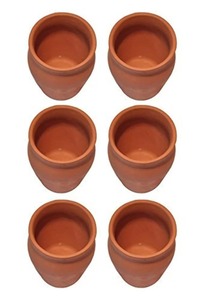 Tasse Mitti en argile durable de qualité exportée pour servir du thé, du café, du lait et des boissons à base de plantes disponibles dans des tailles personnalisées disponibles à la vente - Product Image 4