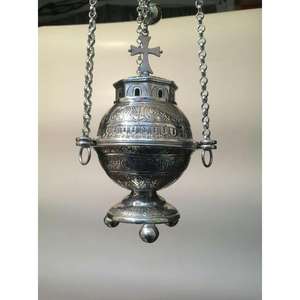 Wedding And Church Home Deco Luxury Incense Burner Brass 3 Chain Hanging High Quality Censer <b>Sachet</b> Smeller Engrave Designing - Product Image 4