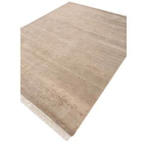 Entropy <b>Large</b> Area Beige Brown Hand Knotted Wool Modern Rectangular Striped <b>Rug</b> Home Hallway (1737(Cs-01)) - Product Image 1