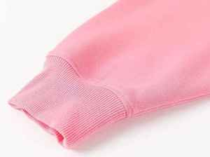 Sudadera con capucha personalizada Casual Soft Brushed Fleece Pink Full Zip up Hoodie - Product Image 2