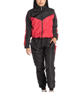 Traje cortavientos de manga larga para mujer con pantalones a juego para actividades al aire libre, ligero y plegable. - Product Image 3