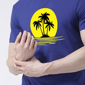 เสื้อยืดผู้ชายคุณภาพสูง พิมพ์ลายกราฟิกดิจิทัล ดีไซน์ริงเกอร์ พร้อมป้ายยี่ห้อ ขายส่ง - Product Image 5