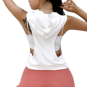 Vêtements de sport pour femmes Sweats à capuche sans manches Sweat à capuche sans manches de haute qualité - Product Image 6