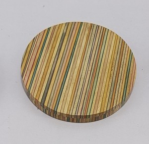Modern Wooden Round <b>Coaster</b> Stylish <b>Drink</b> <b>Coasters</b> for Home Office Bar Decorative Gift Use - Product Image 5