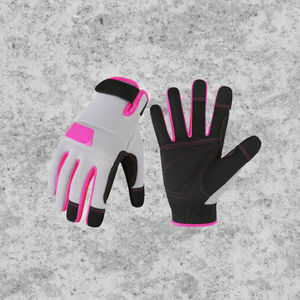 Guantes mecánicos de PU con revestimiento liso en los dedos, guantes flexibles de nailon para operaciones diarias, guantes mecánicos - Product Image 3