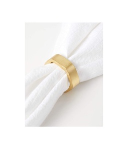 Rond de serviette en métal poli en acier inoxydable brillant pour restauration professionnelle restaurants hôtels établissements de restauration - Product Image 5