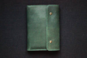 <b>Business</b> Eco-Friendly Luxury Genuine Leather A5 Refillable Notebook Cover <b>Case</b> & Holder with Multi-Function Organizer LNBC-0032 - Product Image 6