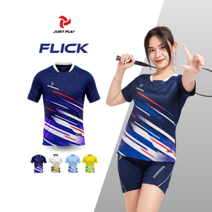 Maillot de badminton sportif à séchage rapide de haute qualité conception la plus chaude chemise de sport de fitness personnalisée pour adultes bon prix FLICK JP - Product Image 4