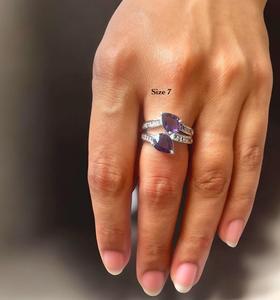 Impresionante anillo de dedo hermoso de moda elegante anillo de moda para mujeres y niñas anillo de dedo elegante para fiesta y boda - Product Image 4