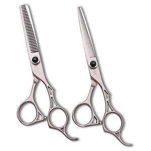 Ensemble de ciseaux de cheveux de vernis miroir de haute qualité Kits d'outils de coiffeur pour la coupe de cheveux et l'amincissement Kit de beauté de Salon - Product Image 1