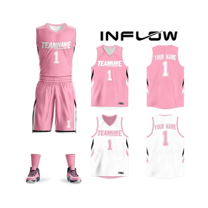 Maillots de basket-ball respirants confortables conception gratuite ligue équipe joueurs Logo uniforme de basket-ball - Product Image 1