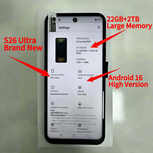 Smartphone S26 Ultra 5G 22GB+2TB Dual SIM Fotocamera 108MP Batteria 8000mAh Display FHD 144Hz - Product Image 3