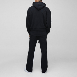 Vente en gros Survêtement évasé lourd combinaison de survêtement avec impression de logo brodé personnalisé - Product Image 6