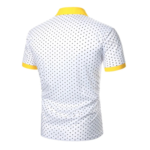 T-shirt élégant pour homme avec motif imprimé, en tissu tricoté doux et respirant, personnalisé pour la mode quotidienne - Product Image 3