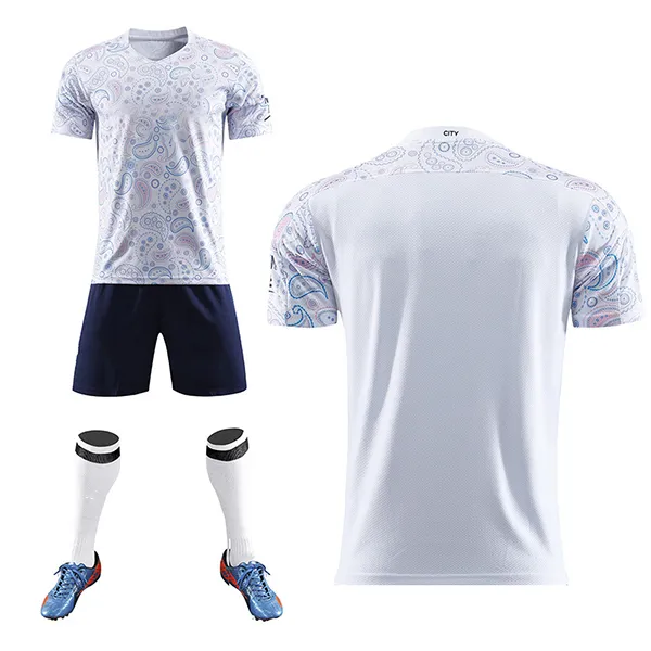 Youth Soccer Wear Soccer Uniforms For Men's Sets Team Quick Dry Club Training Fitness Sublimation Print Casual Customs Short Jer