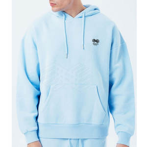 Meilleur prix hommes surdimensionné goutte épaule sweats à capuche plaine teint haute qualité polaire coupe-vent respirant personnalisable hiver prêt - Product Image 3