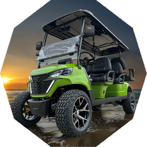 Buggies de golf eléctricos de 4 + 2 asientos al por mayor, carrito de golf de lujo con 4 ruedas y batería de litio de 4500W - Product Image 6