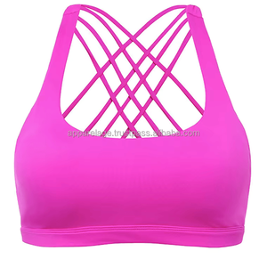 Soutien-gorge de sport sans couture au design personnalisé pour femmes Soutiens-gorge rembourrés à dos nageur en Y pour le yoga, l'entraînement, le fitness, bas pour l'impact, grande taille - Product Image 2