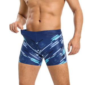 Motif personnalisé Planche de surf en polyester à séchage rapide pour hommes Short Swim Trunk Anti-UV Waterproof Custom Logo on Waist - Product Image 1