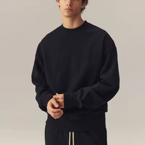 Wholesale Custom Design 100% Cotton Oversized Crewneck Sweatshirt <b>Men's</b> Oversized Sweatshirts OEM Blank Crewneck Sweatshirt - Product Image 1