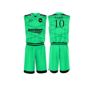 Uniforme de Entrenamiento de Baloncesto Personalizado, Conjunto de Jersey y Pantalones Cortos de Poliéster Transpirable de Secado Rápido, Ropa Deportiva de Equipo para Hombres, Mujeres y Jóvenes - Product Image 4
