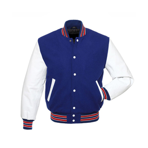 New Arrival Fashionable Custom Street Wear Wholesale High Quality <b>Sheep</b> <b>Skin</b> Dyed Solid Women Varsity <b>Jacket</b> - Product Image 6