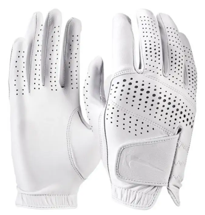 Gants de golf sur mesure en cuir Cabretta souple pour hommes, confort, gants antidérapants en peau d'agneau, accessoires de Golf