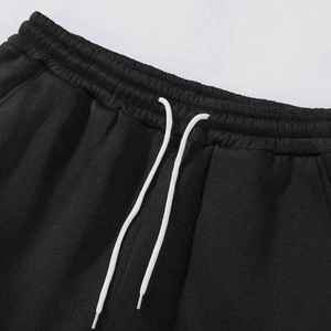 Pantalones de chándal de algodón con diseño de serigrafía personalizada para Otoño e Invierno unisex, puños elásticos con cordón, mallas deportivas informales para correr Ins - Product Image 5