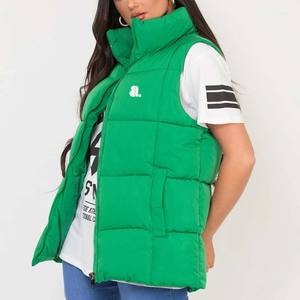 Nuevo Chaleco Acolchado Sin Mangas para Mujer, con Logotipo Personalizado, Ajustado, con Cuello Alto, Cortavientos y Transpirable - Product Image 2