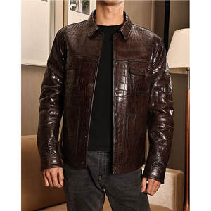 Chaqueta de cuero barata para hombre, transpirable, totalmente personalizada, ligera, cómoda, informal, para hombre, chaqueta de cuero con el mejor estilo - Product Image 2