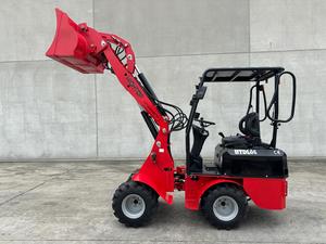 Envío Gratis HTDL06 Cargadora Compacta de Ruedas de 600 kg, Minicargadora de 25 HP a Gasolina, Cucharón de 0.4 m, Acoplador Rápido Hidráulico de Alta Calidad - Product Image 2