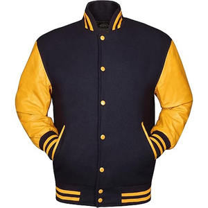Chaqueta Bomber Varsity para hombre, bordado personalizado, nombre, número, chaquetas cortavientos de béisbol para hombre subidas por Dress Sports - Product Image 4