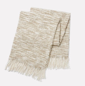 ¡Nueva llegada 100% algodón Jacquard tejido de gran tamaño manta estilo Dobby clásico personalizado manta de Camping gran venta! - Product Image 1