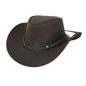 Chapeau de cowboy en cuir de qualité supérieure, vente en gros - Product Image 4