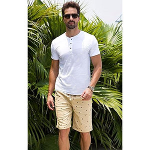 Pantalones Cortos de Verano para Hombre, Casuales, Clásicos, de Poliéster/Algodón, Ligeros, Transpirables, de Secado Rápido, Estilo Urbano - Product Image 6