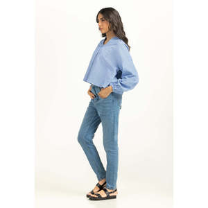 Camisas Casuales de Popelina para Mujer, Diseño Geométrico Simple a Cuadros, Logotipo Bordado, Decoraciones con Lentejuelas, Asimétricas, Tallas XL 4XL para Primavera/Verano - Product Image 3