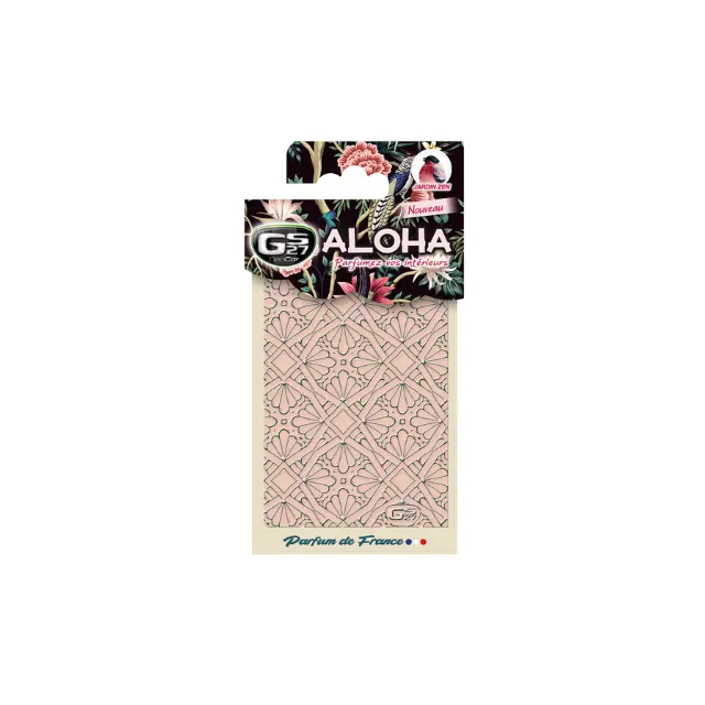 GS27 Car Air Fresheners DEOCAR ALOHA ZEN GARDEN Premium Air Freshener French Fragrance