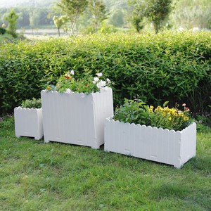 Pot <span class=keywords><strong>de</strong></span> fleurs décoratif d'extérieur <span class=keywords><strong>lit</strong></span> <span class=keywords><strong>de</strong></span> <span class=keywords><strong>jardin</strong></span> surélevé boîte <span class=keywords><strong>de</strong></span> jardinière verte, <span class=keywords><strong>lit</strong></span> <span class=keywords><strong>de</strong></span> <span class=keywords><strong>jardin</strong></span> surélevé ovale 8x2x2ft, Maseteros Para Plantas - Product Image 5