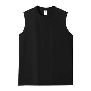 Camiseta sin mangas para hombre holgada de cuello redondo con músculos deportivos en blanco de fabricante personalizado de alta calidad - Product Image 5