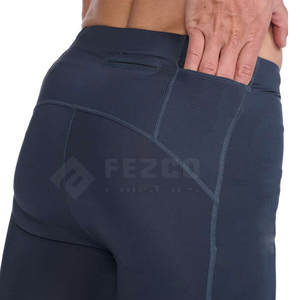 Shorts de compression mi-longue décontractés pour hommes, nouveau style, couleur unie, séchage rapide, respirant, nylon/polyester, taille élastique, fabriqué au Pakistan - Product Image 2