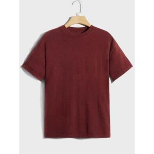 เสื้อยืดลำลองผู้ชายเสื้อยืดลำลองน้ำหนักเบาเป็นมิตรต่อสิ่งแวดล้อมเสื้อยืดพิมพ์โลโก้ปรับแต่งได้ทำจากผ้าฝ้าย100% อินเดีย - Product Image 2