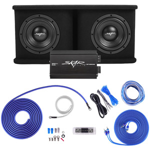NUEVO Y DE CALIDAD: Subwoofer Skar Audio SDR-2X12D4 Doble de 12 Pulgadas y 2400 Vatios con Puerto, Sonido Envolvente de 2.1 Canales - Product Image 3