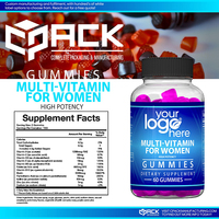 Exportateur en gros de suppléments alimentaires multivitaminés à haute puissance, origine USA, en gommes à mâcher pour l'immunité féminine
