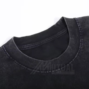 Offre Spéciale T-shirt lavé à l'acide pour hommes écologique à séchage rapide personnalisable Design unique 100% coton respirant Durable tricoté - Product Image 2