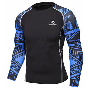 ชุดออกกำลังกายน้ำหนักเบาสำหรับผู้ชาย เสื้อแขนยาวแบบ Rash Guard เพื่อการรองรับและเสริมสร้างความแข็งแรงที่ดีขึ้น - Product Image 2