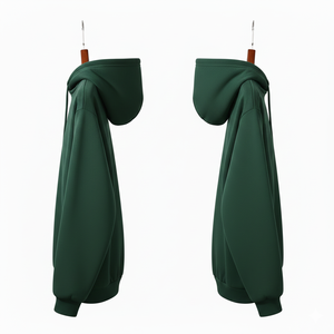 Sweat à capuche en polaire coupe-vent et respirant pour homme, 100 % coton, décontracté, mode hiver, imprimé numérique, vente en gros, fabricant - Product Image 3