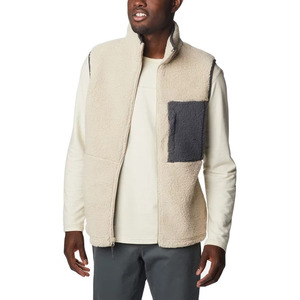 Gilet polaire pour hommes Veste sans manches athlétique à fermeture éclair Chaude pour l'hiver Idéal pour la randonnée, le camping, le voyage Gilet polaire pour hommes - Product Image 2