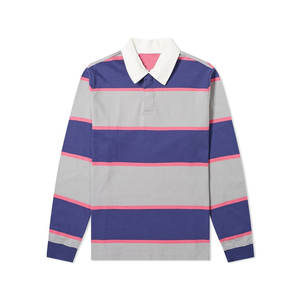 2025 Rugby de manga larga personalizado para hombres para camisas 100% poliéster antibacteriano de secado rápido personalizable - Product Image 5