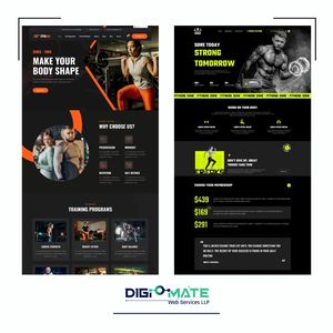 Logiciel de conception de site Web version entreprise créative pour les entraîneurs de fitness faire une impression durable en stock - Product Image 1